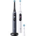 Oral-B iO Series 8 Zwart en Wit Duo Pack met extra opzetborstel voorkant