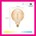 WiZ Smart Filament Light Globe XL - Warm to Cool White Light - E27 