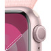 Apple Watch Series 9 41mm Pink Aluminum Sport Watch Strap 