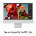 Apple iMac 24 inches (2023) M3 (8-core CPU/8-core GPU 8GB/256GB Silver QWERTY visual supplier