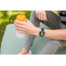 BlueBuilt Silicone Strap Blue for Samsung/Garmin 20mm product in use