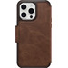 Otterbox Strada Apple iPhone 15 Pro Max Book Case Leather Brown with MagSafe back