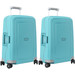 Samsonite S'Cure Spinner 55cm Aqua Blue Duo Kofferset Main Image