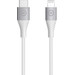 BlueBuilt USB-C to Lightning Cable 1.5m Nylon White Main Image