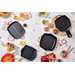 Le Creuset Skillet Square Grill Pan 26cm Black product in use