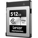 Lexar Professional SILVER 512GB CFexpress Type B rechterkant