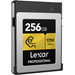 Lexar Professional GOLD 256GB CFexpress Type B left side