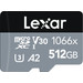 Lexar Professional 1066x SILVER 512GB microSDXC 160mb/s voorkant