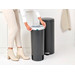 Brabantia NewIcon Pedal Trash Can 30L Infinite Gray + Trash Bags (120 units) product in use