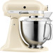 KitchenAid 5KSM185PSEAC Almond Cream + Pasta Roller and Cutter Set (3-piece) right side