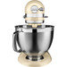 KitchenAid 5KSM185PSEAC Amandelwit + Pastaroller en -snijderset (3-delig) voorkant