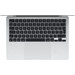 Apple MacBook Air 13 inch (2024) M3 (8 core CPU/8 core GPU) 8GB/256GB Zilver QWERTY bovenkant