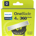 Philips OneBlade 360 Blade QP440/50 - 4 pack verpakking