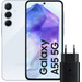 Samsung Galaxy A55 128GB Lichtblauw 5G + Samsung 25 Watt Snellader Zwart Main Image