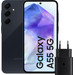 Samsung Galaxy A55 256GB Donkerblauw 5G + Samsung 25 Watt Snellader Zwart Main Image