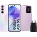 Samsung Galaxy A55 256GB Pink 5G + Accessory Pack Main Image