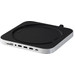 Satechi Aluminum Mac Mini/Mac Studio Stand Hub Silver with SSD Slot detail