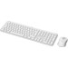 Logitech MK950 Signature Slim Wireless Keyboard and Mouse Combo QWERTY White right side