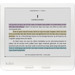 Kobo Libra Colour Wit + Notebook Sleep Cover Zwart voorkant