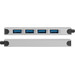 BlueBuilt 4-Poorts USB-A/C 3.0 Hub bovenkant