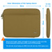 BlueBuilt Laptop Sleeve Width 36cm 15 - 16 inches S Green visual Coolblue 1