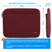 BlueBuilt Laptophoes breedte 36 cm 15-16 inch M Rood visual Coolblue 1