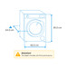 Samsung WW90DG6U85LK AI Wash visual Coolblue 1