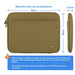 BlueBuilt Laptop Sleeve Width 37cm 15 - 16 inches M Green visual Coolblue 1