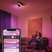 Philips Hue Centris opbouwspot White & Color 3-lichts Zwart - kruisvorm visual leverancier