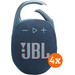 JBL Clip 5 Blue 4-pack Main Image