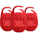 JBL Clip 5 Red 3-pack Main Image