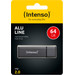 Intenso Alu Line USB 2.0 64GB Anthacite verpakking