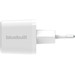 BlueBuilt Power Delivery Charger 20W + Lightning Cable 1.5m Nylon White front