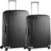 Samsonite S'Cure Spinner 69+75cm Black Suitcase Set Main Image