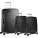 Samsonite S'cure Spinner 55+55+75cm Black Kofferset Main Image