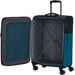 American Tourister Daring Dash Expandable Spinner 66cm Black/Blue binnenkant