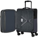 American Tourister Daring Dash Expandable Spinner 55cm Black/Grey binnenkant