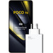 POCO F6 256GB Grijs 5G + Just in Case Tempered Glass Screenprotector voorkant