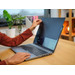 Trust Primo Privacy Filter for 15.6-inch Laptops product in use