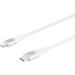 Apple Usb C Oplader 20W + Lightning Kabel 1,5m Nylon Wit rechterkant