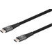 BlueBuilt USB-C to USB-C Cable 1.5m Nylon Black detail