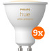 Philips Hue White Ambiance GU10 9-pack Main Image