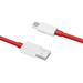 OnePlus Usb A naar Usb C 1m Kunststof Rood detail