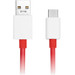 OnePlus Usb A naar Usb C 1m Kunststof Rood Main Image