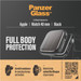 PanzerGlass Full Body Apple Watch 40mm Screen Protector Black packaging