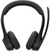 Logitech Zone 300 Draadloze Office headset Zwart voorkant