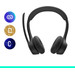 Logitech Zone 300 Draadloze Office headset Zwart product in gebruik