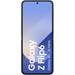 Samsung Galaxy Z Flip 6 256GB Blauw 5G + Samsung Back Cover Kunstleer Grijs voorkant