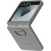 Samsung Galaxy Z Flip 6 Silicone Back Cover Ring Gray left side