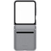 Samsung Galaxy Z Flip 6 Back Cover Artificial Leather Gray front